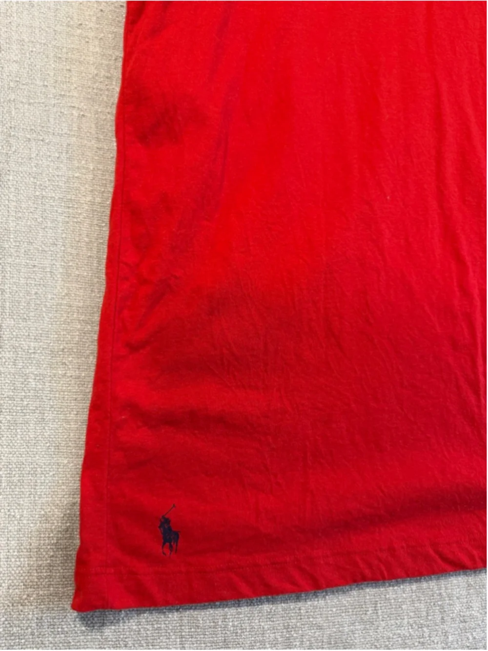 Polo Ralph Lauren mens red graphic logo cotton Tshirt size XL